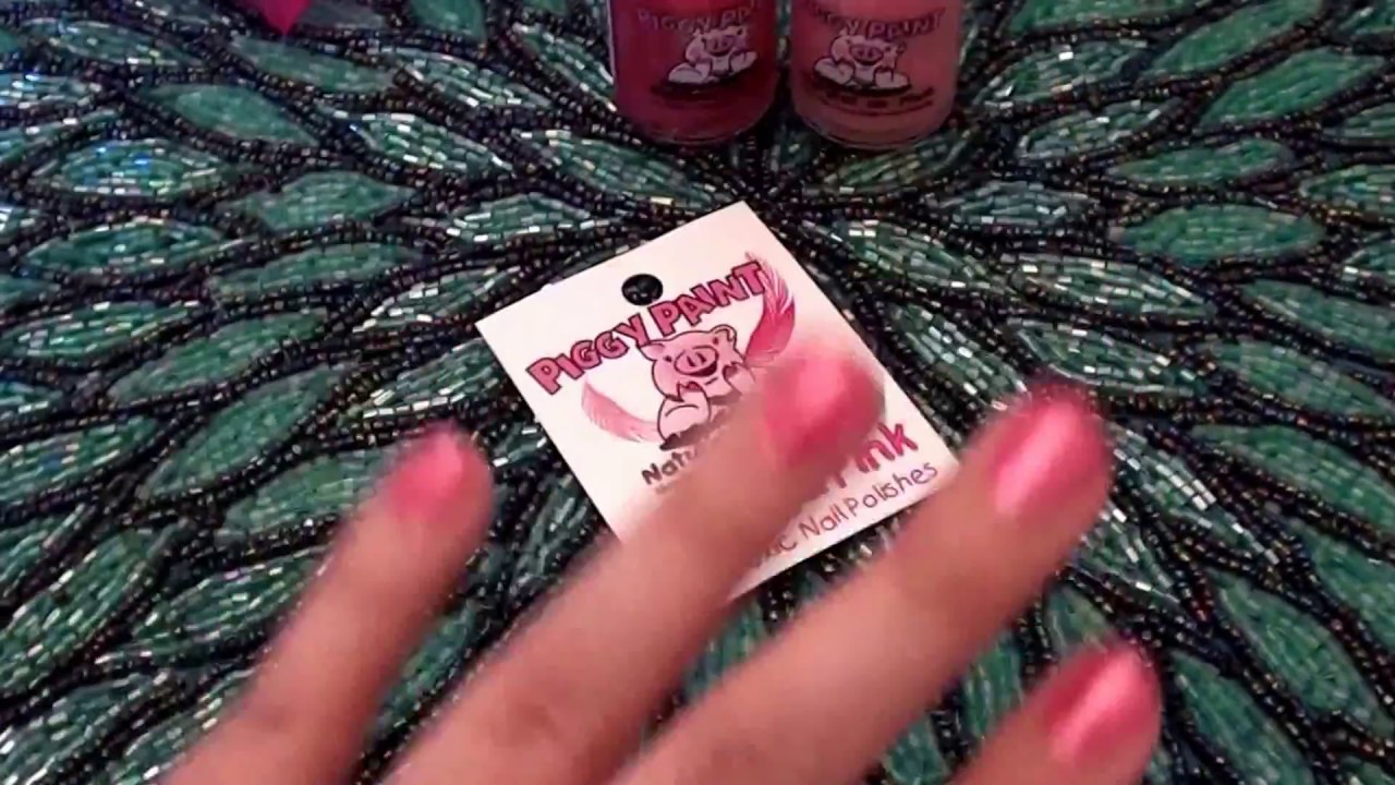 Piggy Paint Non-Toxic Nail Polish Set REVIEW