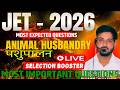 JET 2026 Animal Husbandry Most Important Questions 🔥 Best JET Coaching Kota | JET Exam 2026 #jet2026