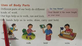 Class 1, Subject  EVS, Chapter 2  Our Body, Revision Lecture