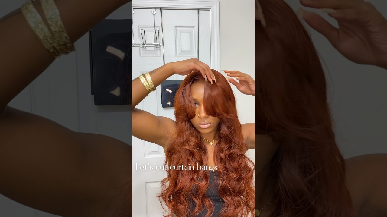 This is your sign to try curtain bangs 