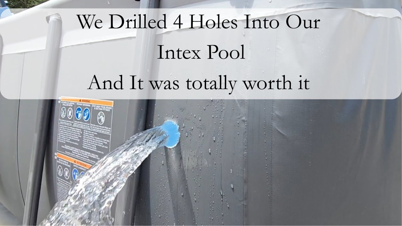 How to Add Extra Return Jets to a Soft-Sided Intex Pool | DIY Pool ...