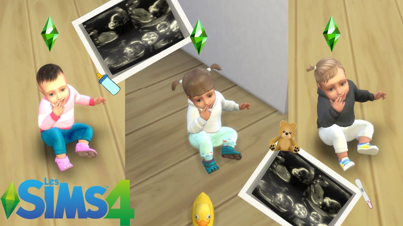 ELLE ACCOUCHE DE TRIPLES ?!! - SIMS 4 - - YouTube