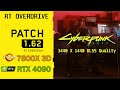 Cyberpunk 2077: Ray Tracing Overdrive, RTX 4090, Ryzen 7800X 3D, DLSS, Ultrawide