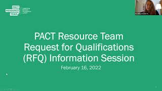 Pact Resource Team RFQ Information Session | LISC NYC