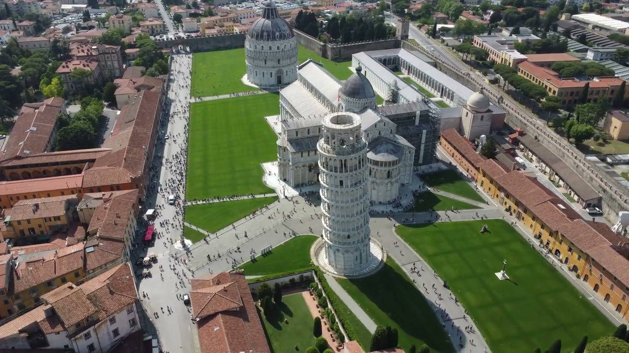 4K Drone Footage Italy - Tuscany - Pisa 3