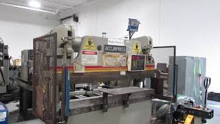 Accurpress 60 Ton x 6' Hydraulic Press Brake, Automec AutoGauge CNC 1000