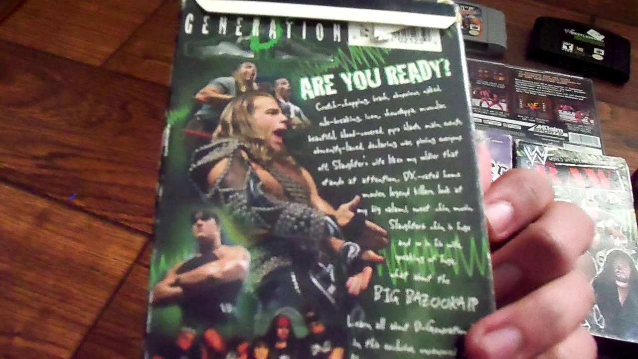 My World Wrestling Federation (Video Game/Movie) Collection