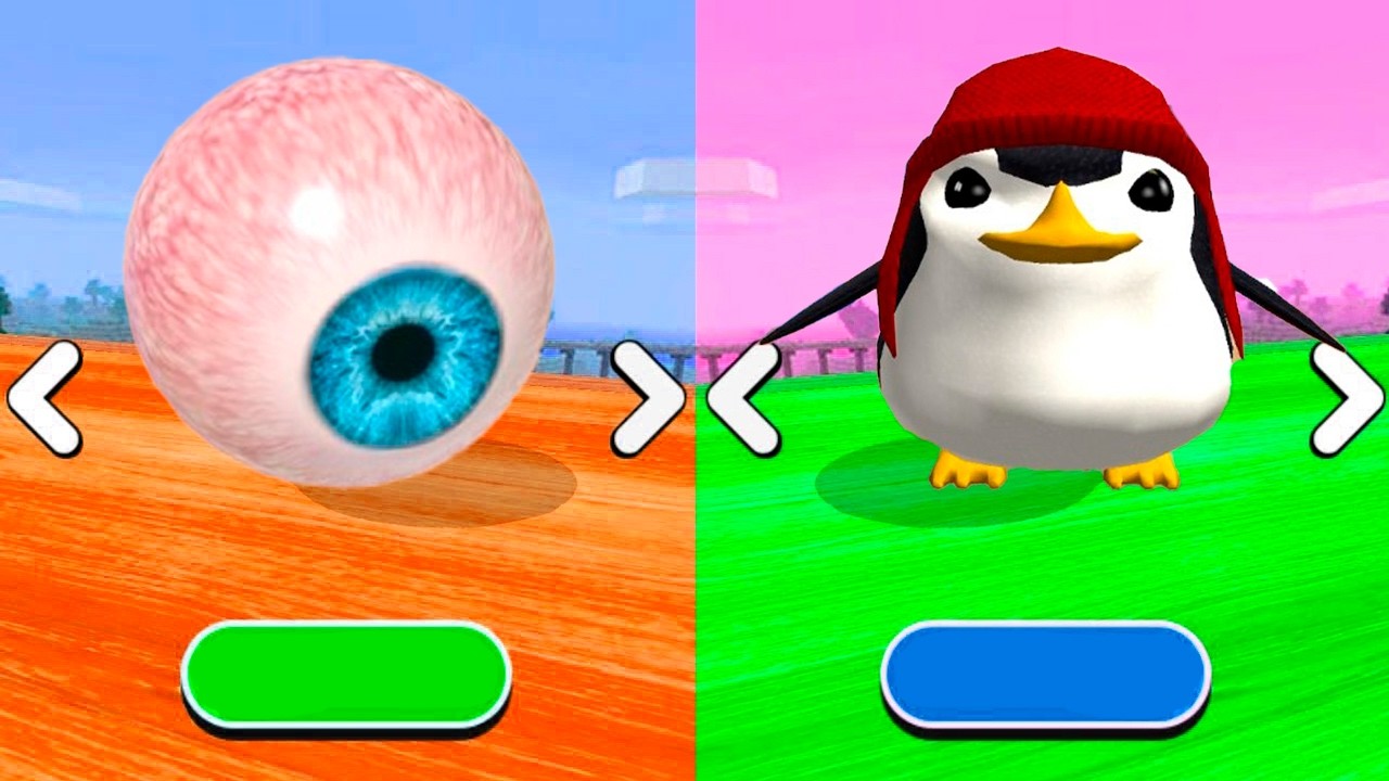 New Going Ball vs New Rolling Ball: Which Ball Will Pass 5 Reverse Levels? Race 1277