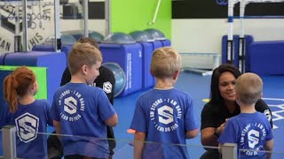 KIDSTRONG challenges its students by training physically and mentally