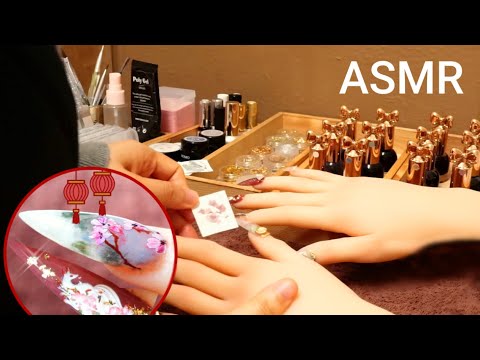 【ASMR】中華風ネイルサロンロールプレイ💖💛