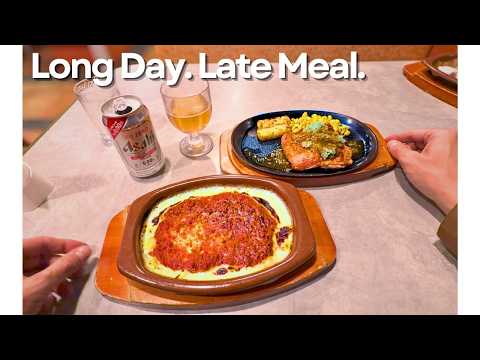 Long Day at Work, Dinner After Midnight | Saizeriya in Japan