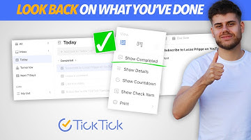 TickTick: How to Review Completed Tasks