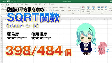 Excelの関数で数値の平方根の数を求めよう！SQRT（スクエア・ルート）関数