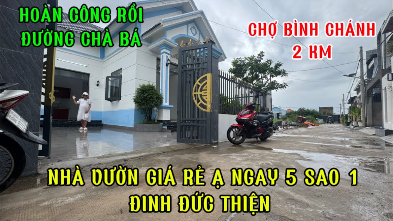 Nhà vườn to đùng sát bên chợ bình Chánh về bến xe miền Tây  tphcm /nhà ngộp bình Chánh 