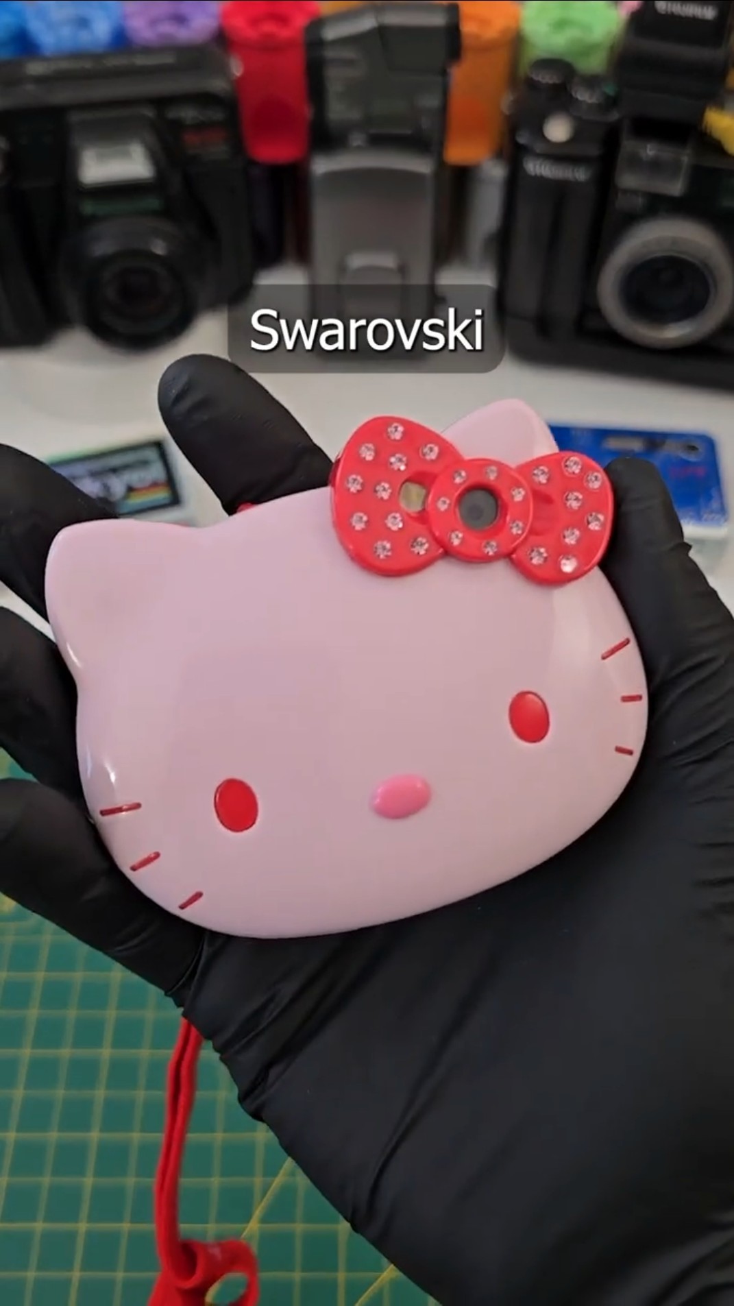 The Hello Kitty x Swarovski digital camera from 2008