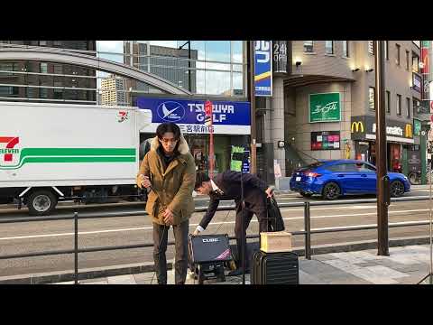 「なごり雪」（cover）　　　　　　　　　　　　　　　　　　　　　　　　　　　　　スキマジカン　路上ライブ　in神戸