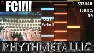 Second most difficult song of Rhythmetallic FC!!!!! screenshot 5