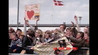 Rolling Stones: Danish fans making questions 25 marsh 1965 / Rolling Stones Arriving Copenhagen 1965