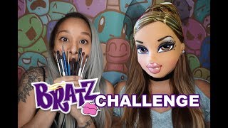 I DID THE BRATZ DOLL CHALLENGE ON MY FRIEND