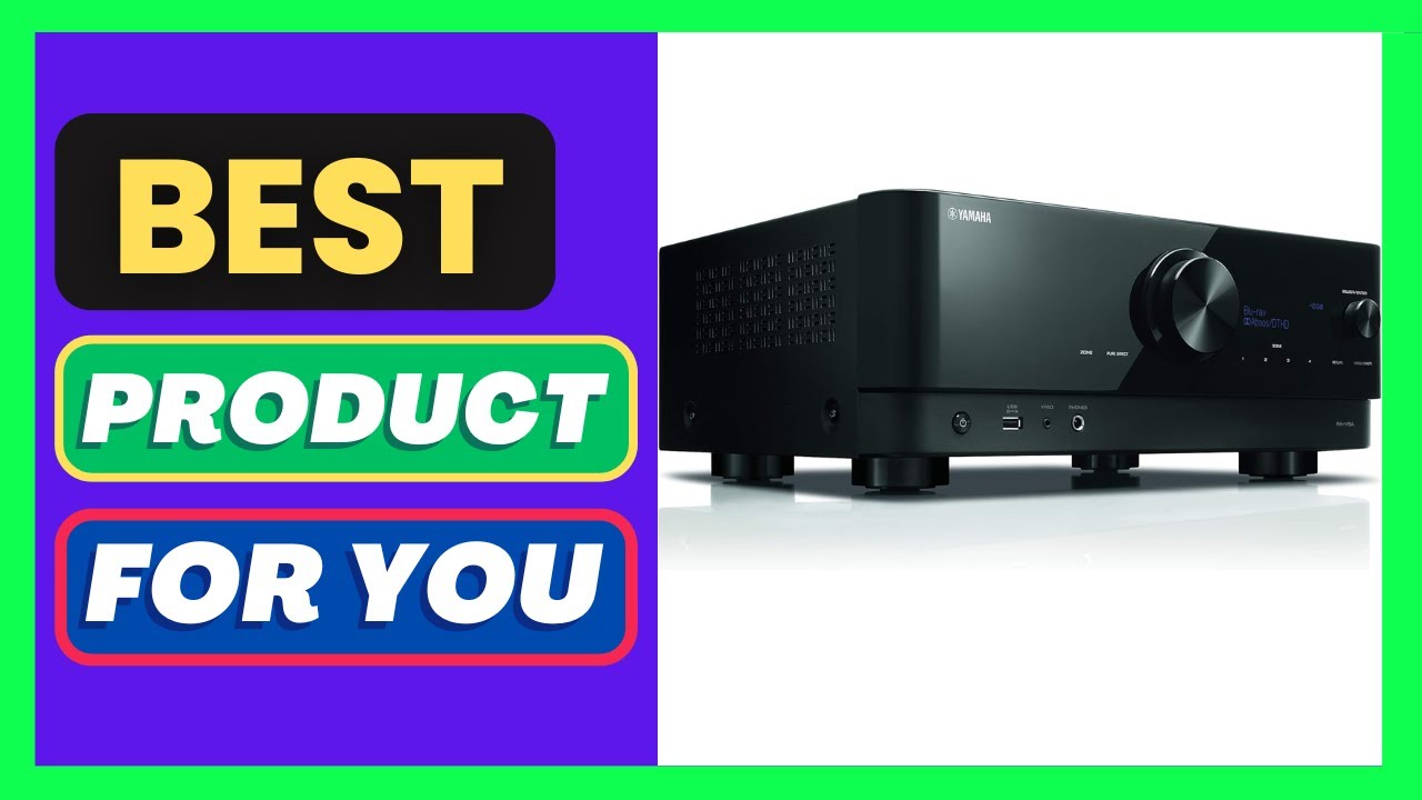 YAMAHA RX-V6A 7.2-Channel AV Receiver with MusicCast