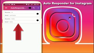 How to Auto Reply Messages on Instagram | with Auto Responder For instagram in Android screenshot 1