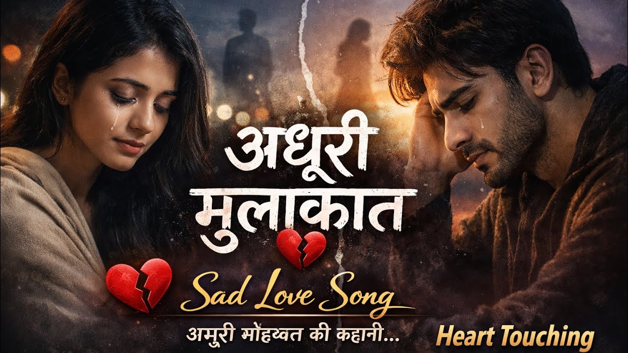 अधूरी मुलाक़ात 💔 | Sad Hindi Song | Heart Touching Love Song | Emotional Song 2025 