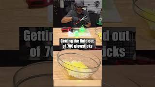 Turning 700 Glowsticks Into a GIANT GLOWSTICK