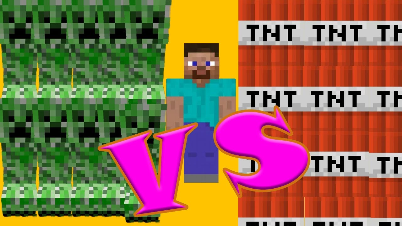 Ultimate Showdown: 1000 Creepers vs. 1000 TNT vs. One Player!