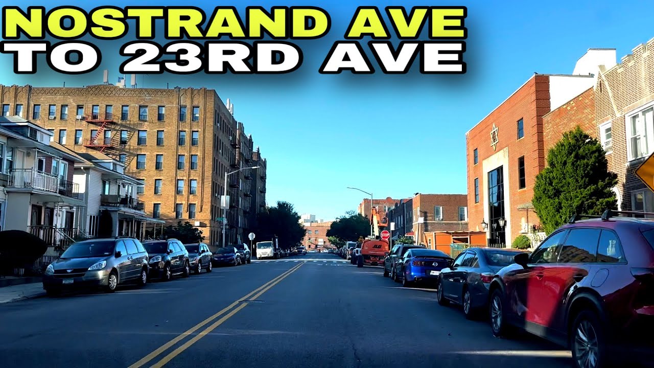 Nostrand Ave to 23rd Ave Brooklyn NY In UrduHindi YouTube