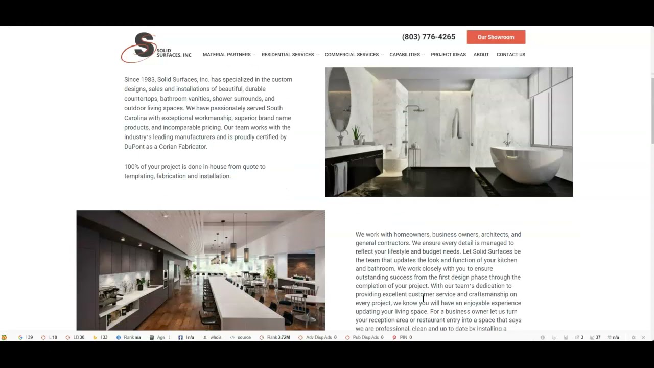 Solid Surfaces Inc. Columbia, SC