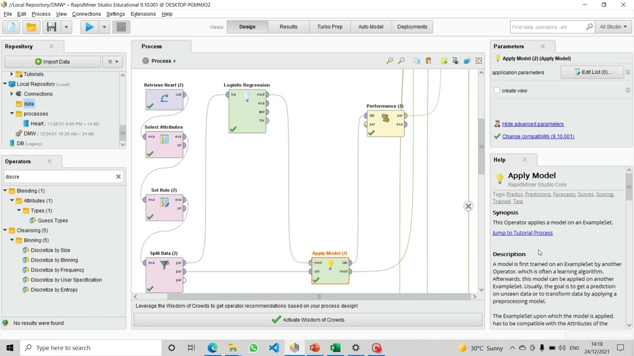 B12 Heart Failure Prediction Using RapidMiner