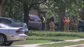 Car crashes into home in central Lubbock