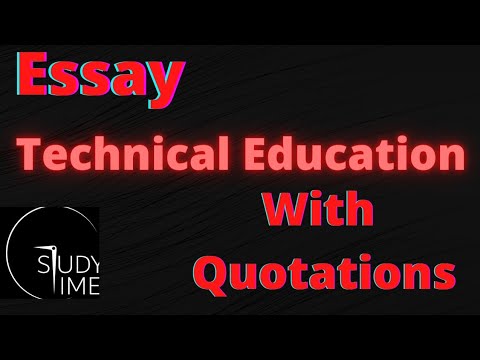 persuasive essay on technical education