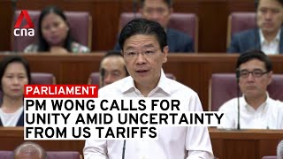 Singapore must stay united to deal with impact of US tariffs: PM Lawrence Wong