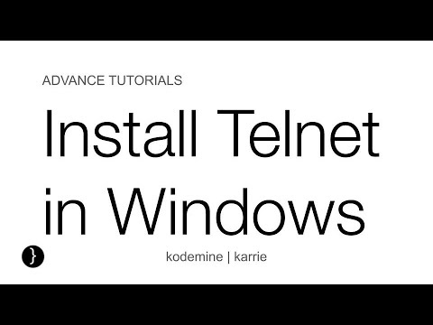 [SOLVED] Install telnet Windows 10
