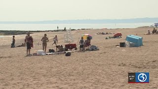VIDEO: Families flock to state beaches