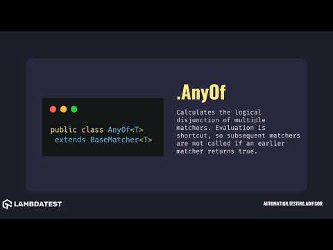 org hamcrest core AnyOF with examples