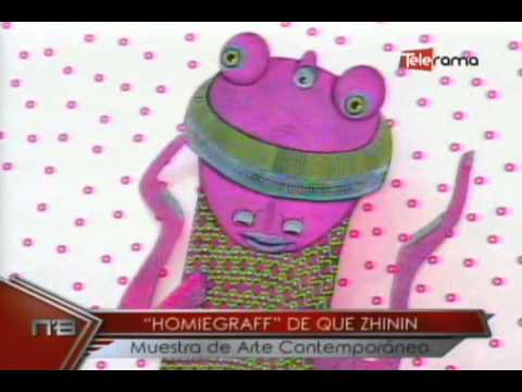 Homiegraff de que Zhinin muestra de arte contemporáneo