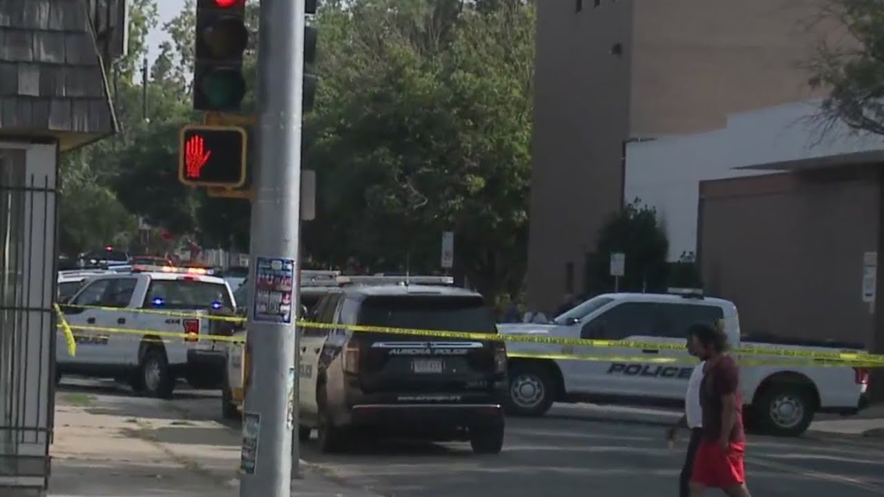 4 shot, 1 killed in Aurora at East Colfax and Jamaica - YouTube