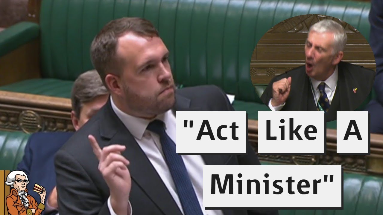 Education Minister Jonathan Gullis Slapped Down By Speaker!