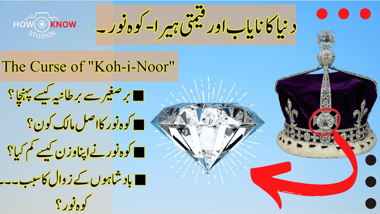 Mystery of Kohinoor Diamond | Kohinoor Diamond History in Urdu / Hindi | Cursed Diamond | HowKnow