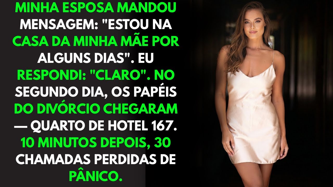 Minha esposa infiel mandou uma mensagem dizendo: 