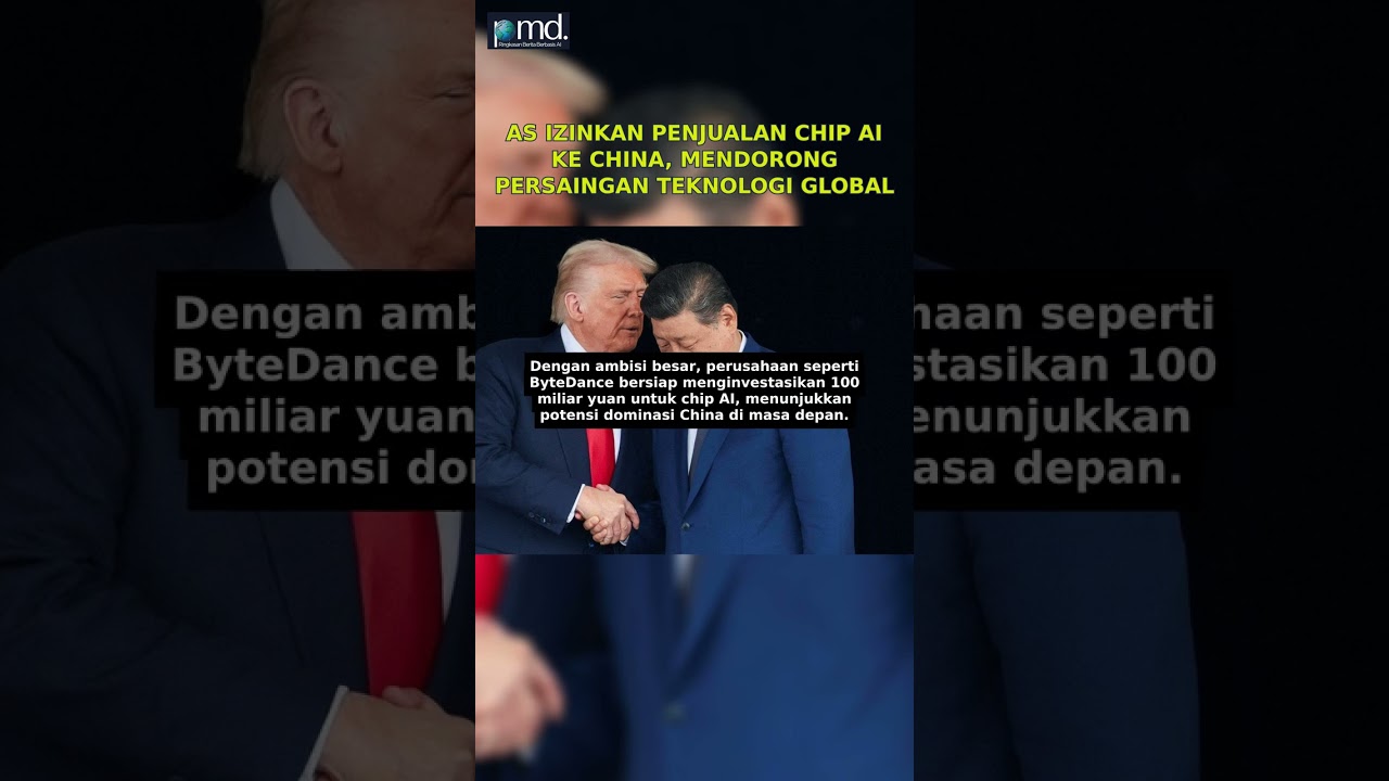 AS Izinkan Penjualan Chip AI ke China! 