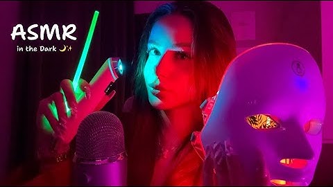 ASMR in the Dark 🌙✨ for people with tired eyes 😴 (rare &unique triggers, follow my instructions)