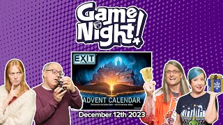 GameNight! 24 Days of Christmas - Exit: The Game Advent Calendar The Hunt for the Golden Book Day 12