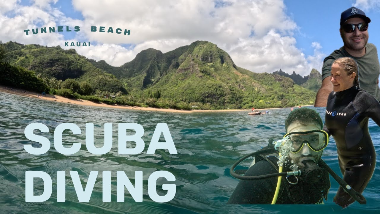 Kauai Tunnels Beach Scuba YouTube