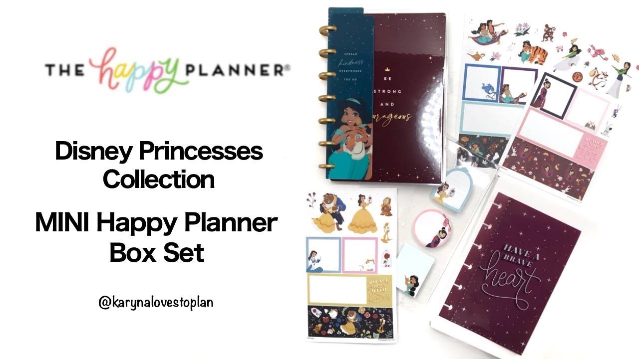 The Happy Planner Disney Princesses Collection MINI Box Set