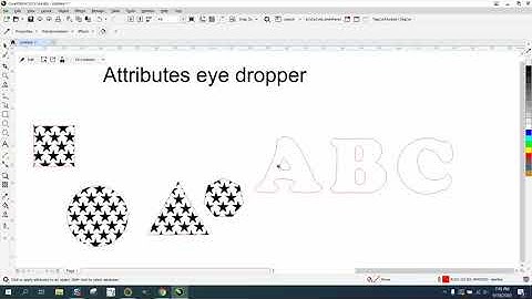 Corel Draw Tips & Tricks Attributes Eye Dropper Part 6 Power Clip