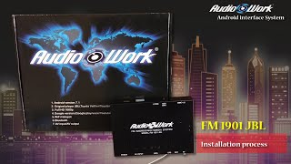 Install Audiowork JBL 1901 Android interface