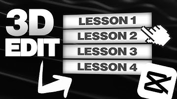 3D Animations MADE EASY WITH CAPCUT